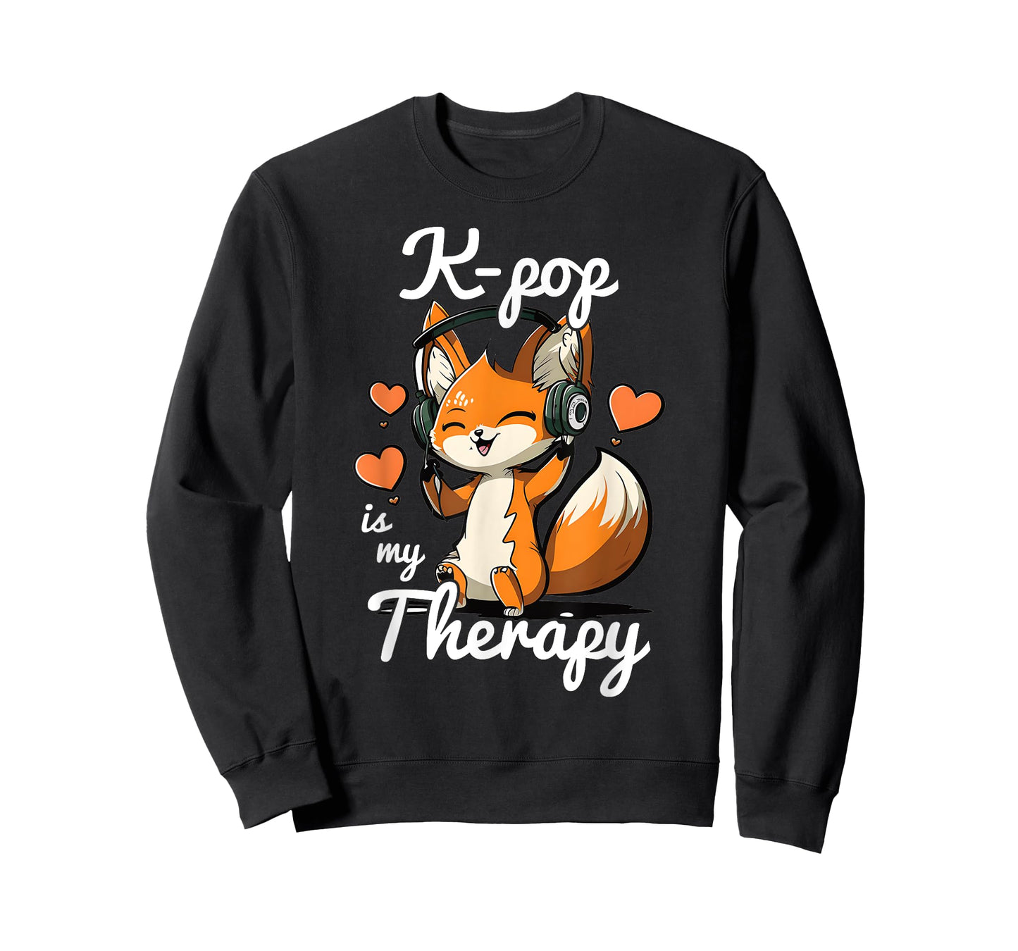 Kpop is My Therapy Fox Korean Pop Merch K-pop Merchandise T-Shirt