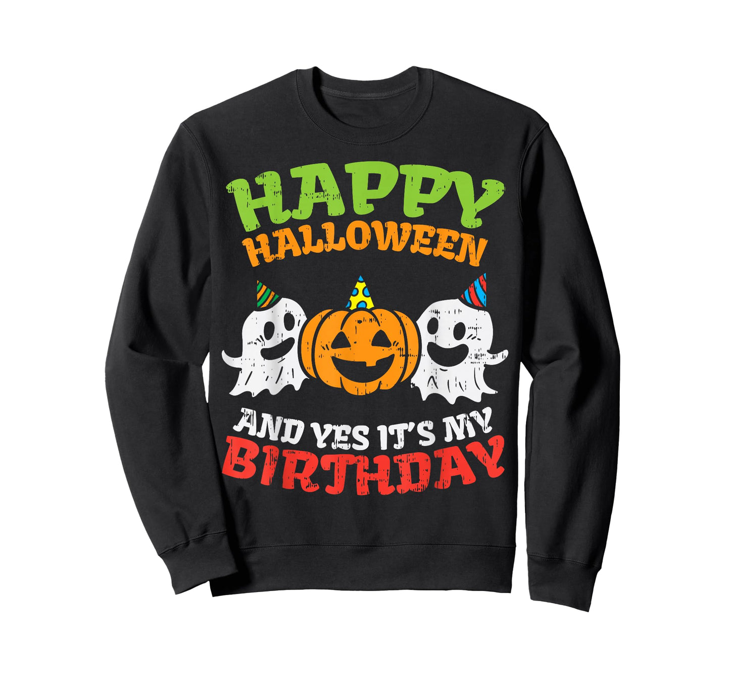 Happy Halloween It's My Birthday Born On Girl Boy Party Gift T-Shirt