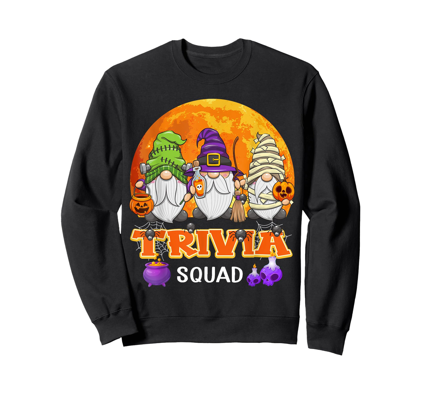 Trivia Squad Halloween Trivia Host Gnome Matching T-Shirt