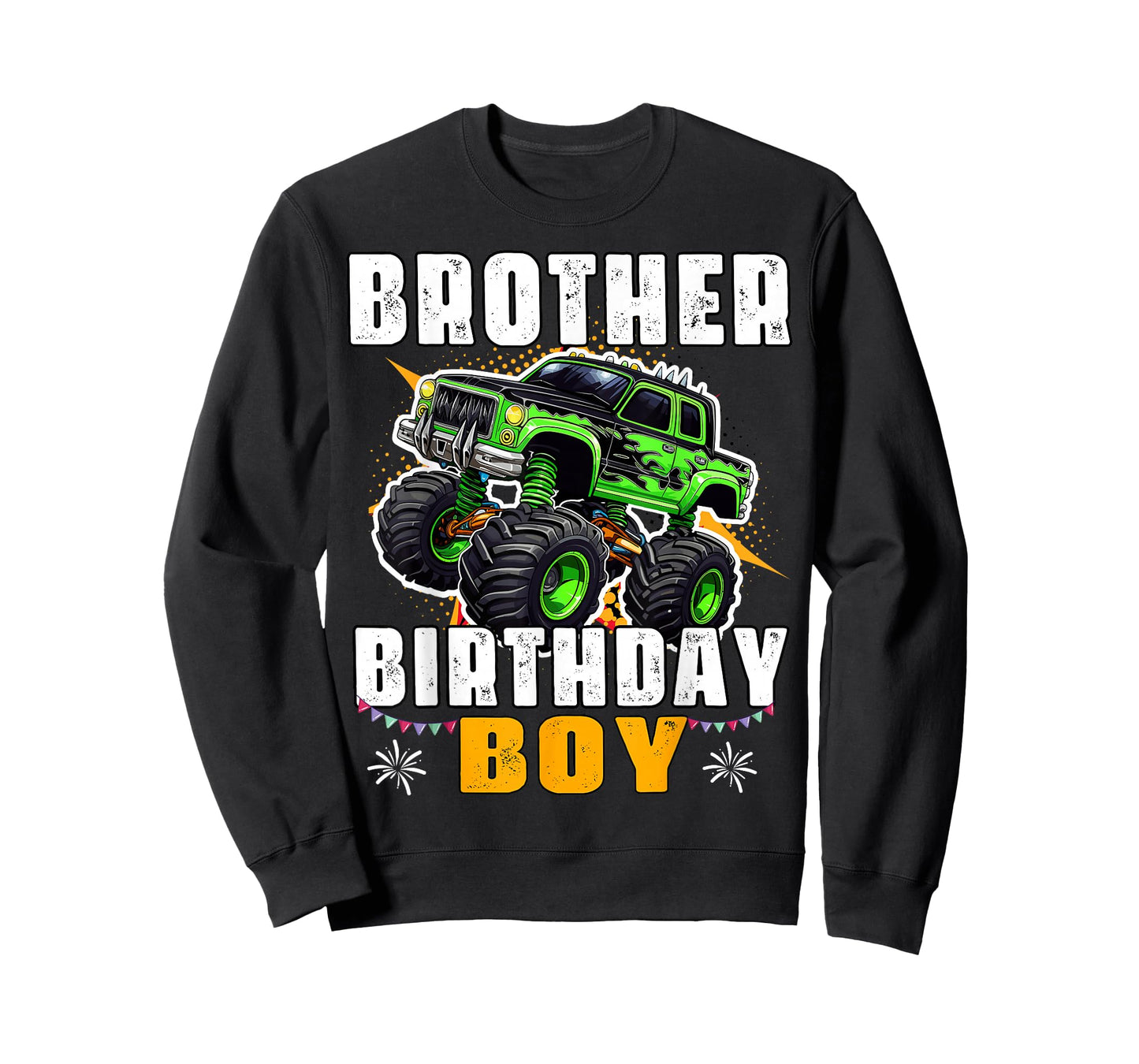 Brother of The Birthday Boy Monster Truck Family Matching T-Shirt