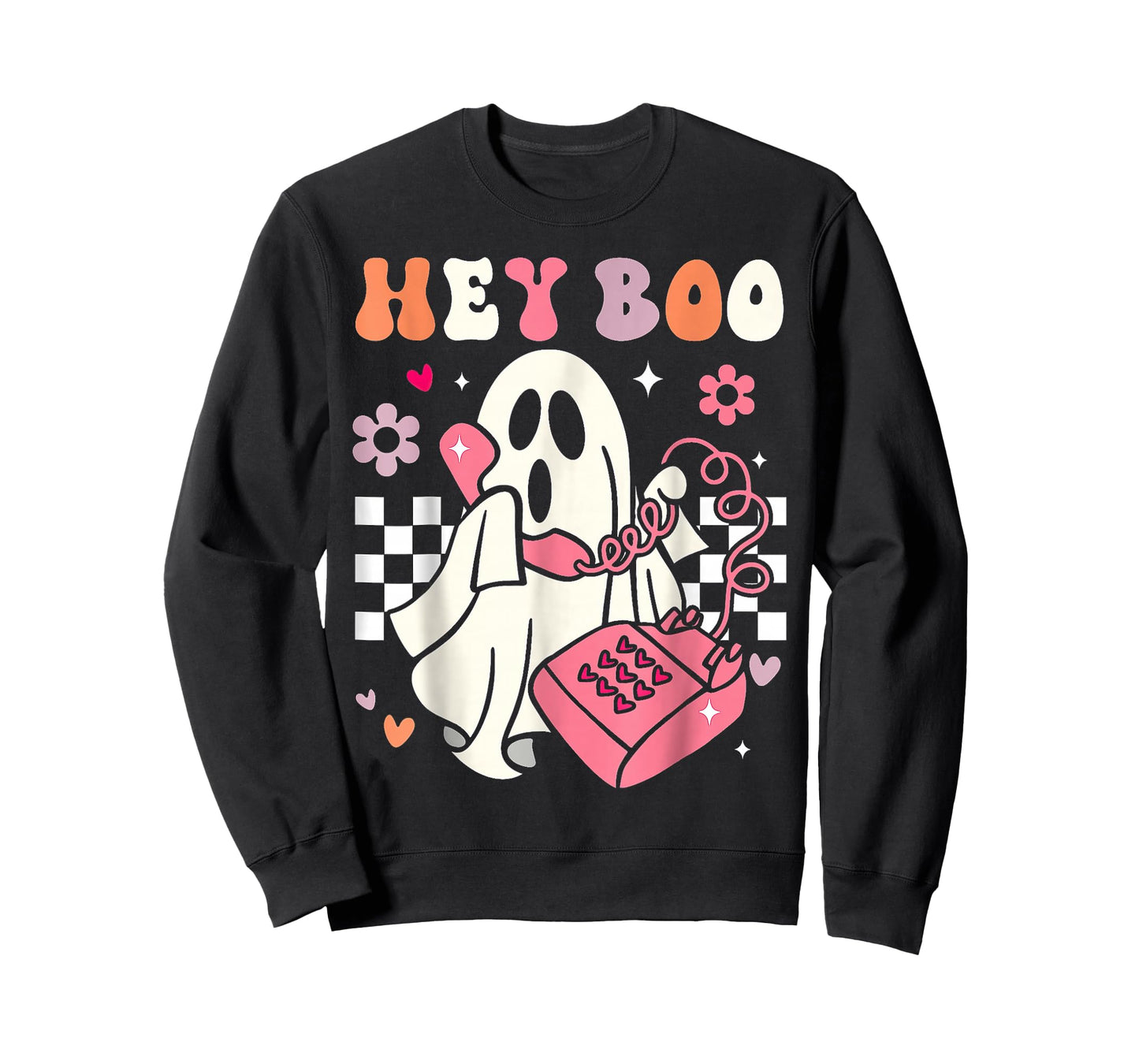 Hey Boo Ghost Halloween T-Shirt