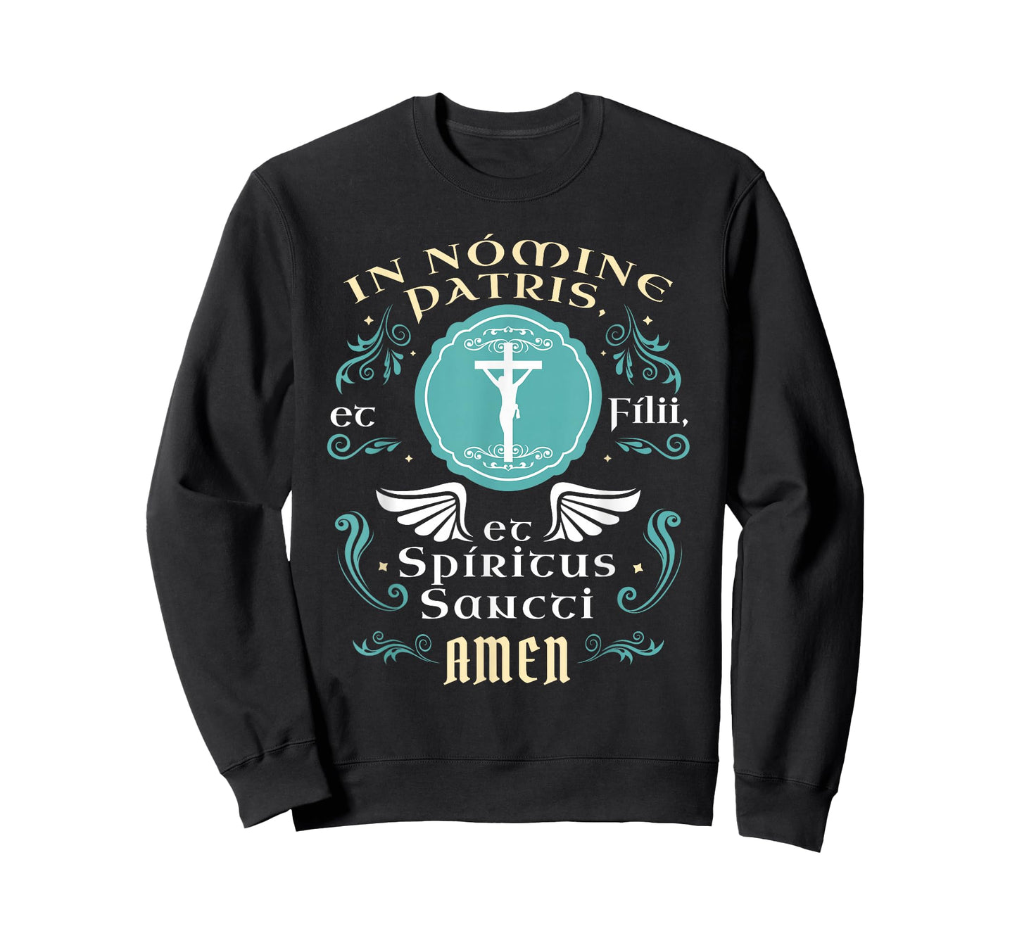 In nomine patris et filii Tradtional Latin Mass Catholic T-Shirt