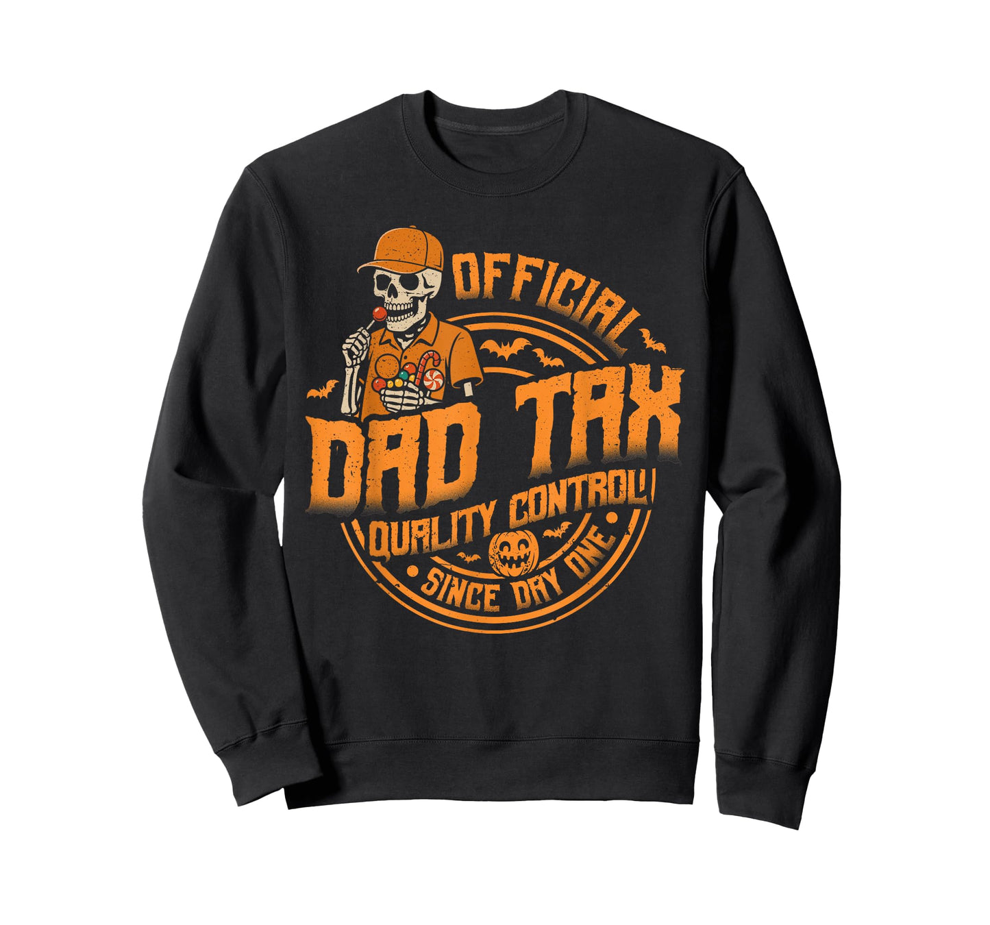 Halloween Dad Tax Candy Lover Quality control since day one T-Shirt
