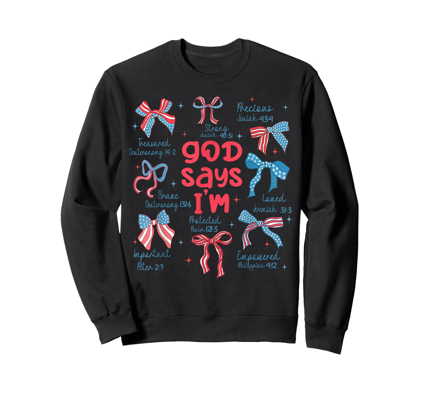 God Says I Am 4th of July Christian Jesus Independence Day T-Shirt