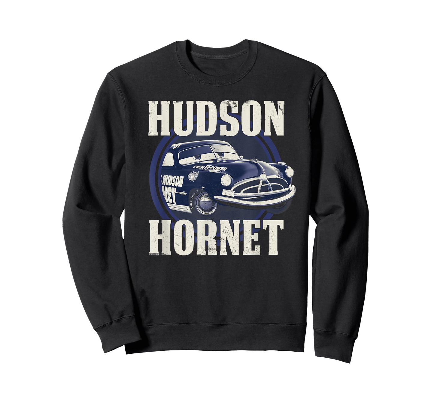Disney Pixar Cars Hudson Hornet Vintage Race Car Badge T-Shirt