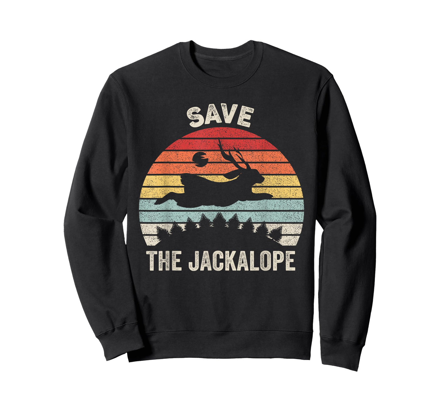 Retro Save The Jackalope Shirt Animal Lover Gift Vintage T-Shirt