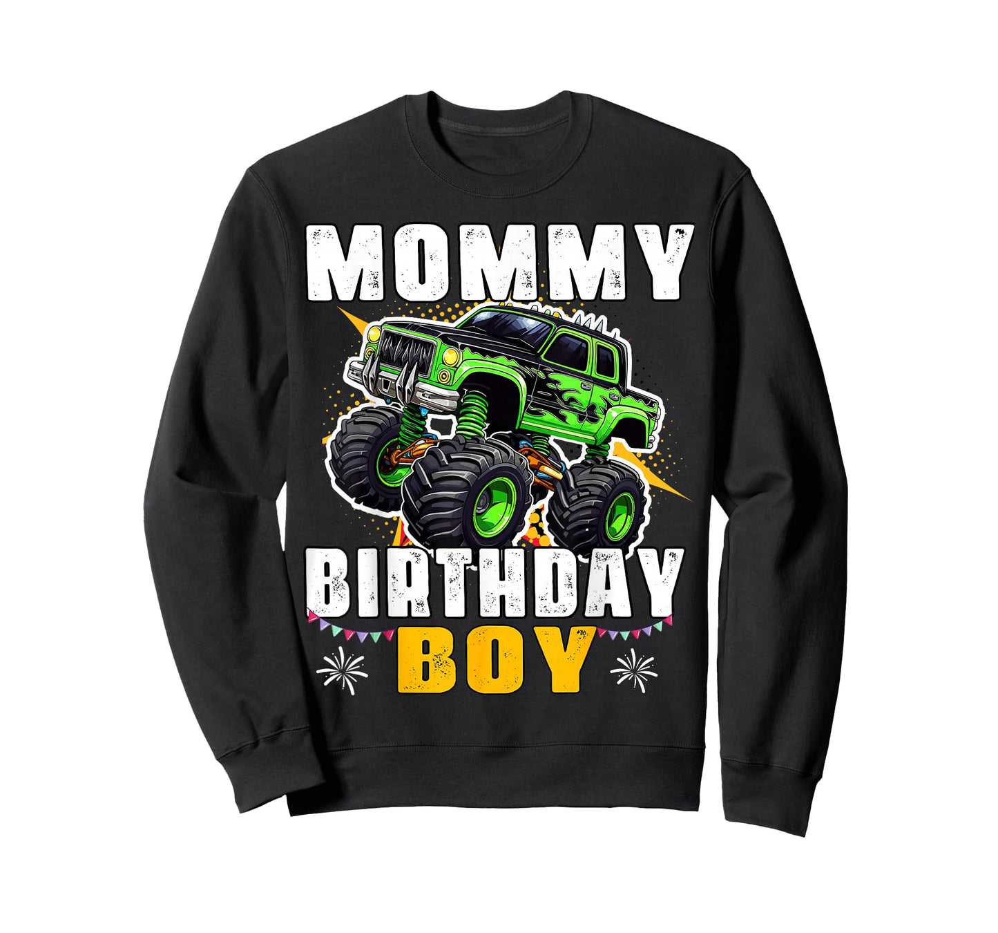 Mommy of The Birthday Boy Monster Truck Mom Family Matching T-Shirt