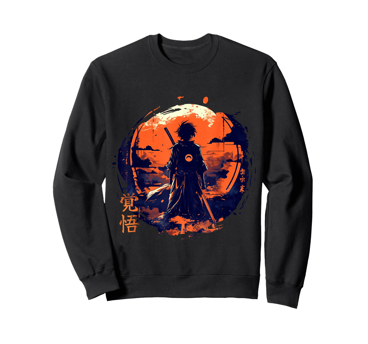 Japanese Anime Samurai Aesthetic in vaporwave harajuku style T-Shirt