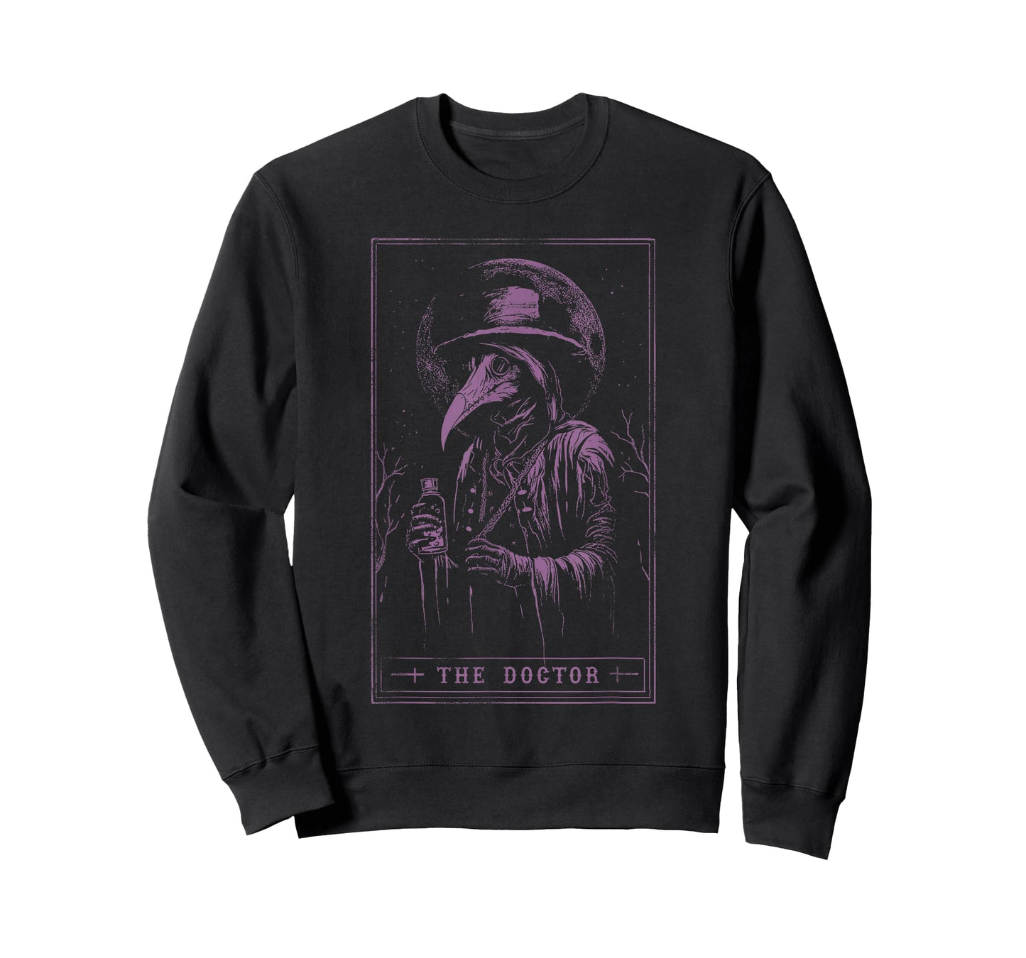 Plague Doctor Tarot Card Shirt Horror Death Occult Satanic T-Shirt