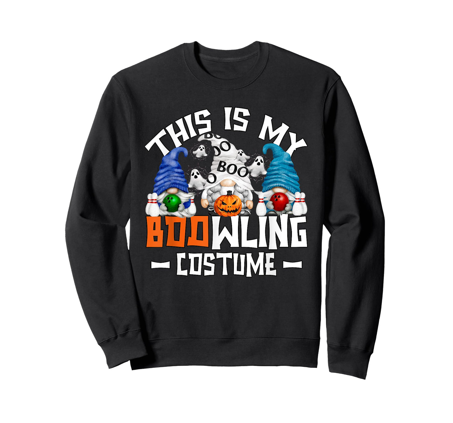This Is My Bowling Costume Funny Mom Gnome Halloween Bowler T-Shirt