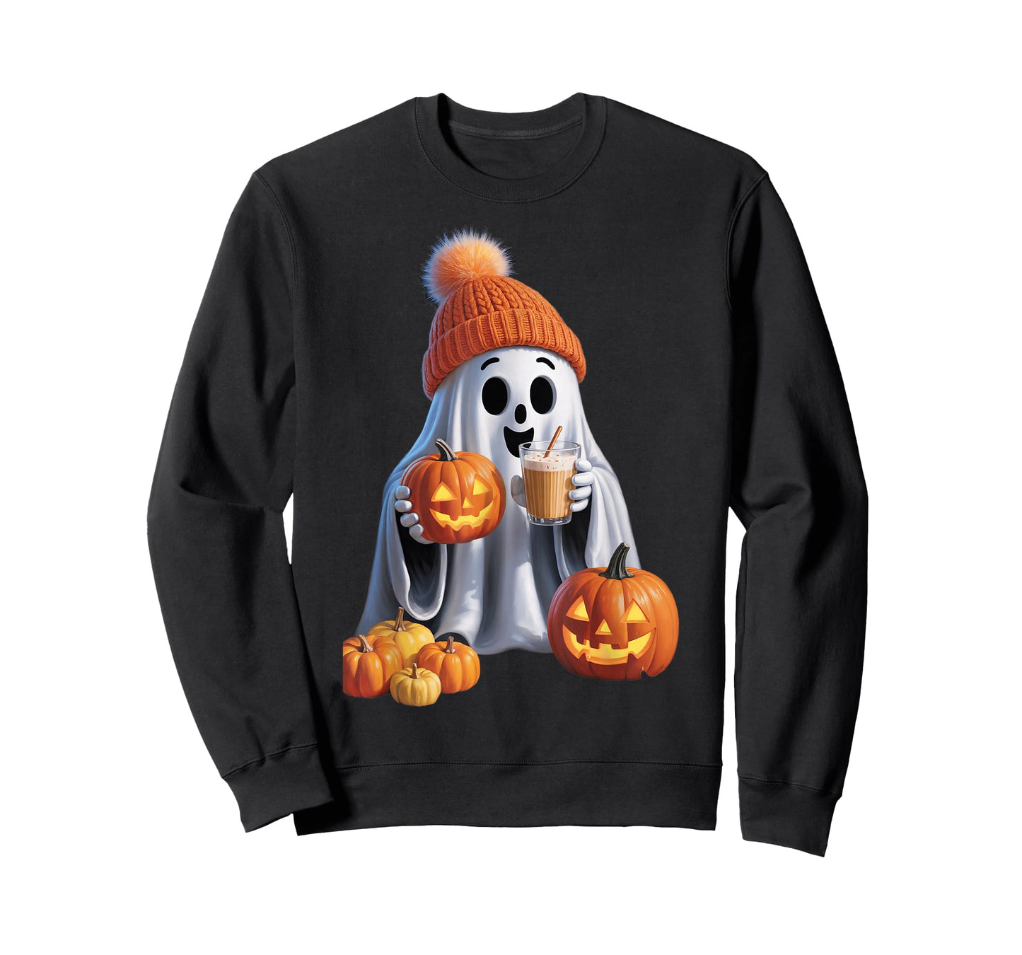 Halloween-themed featuring a charming spooky ghost O'Lantern T-Shirt