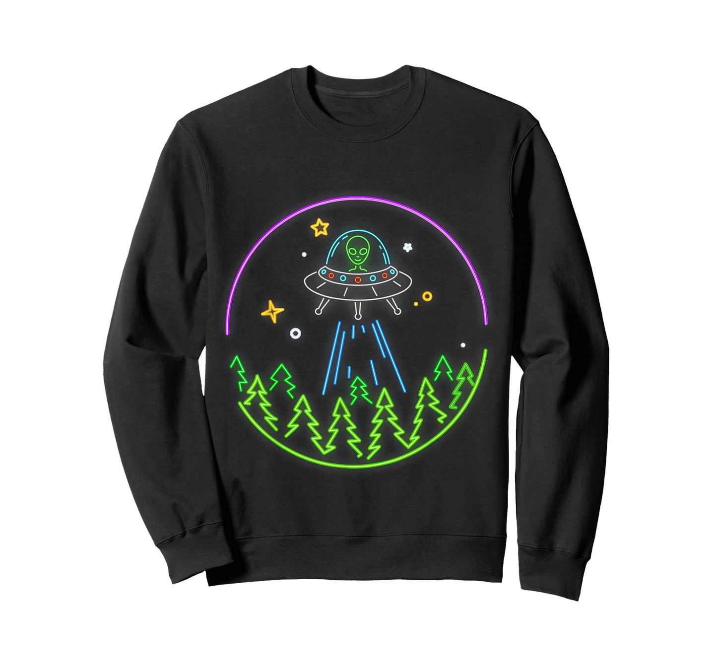 Alien Funny UFO Space Rave Alien Lovers T-Shirt