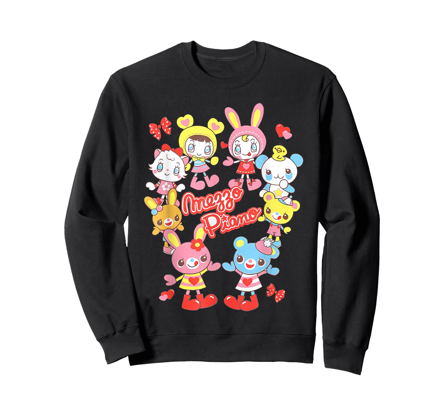 Kawaii Cutecore Mezzo Piano Jojifuku Fashioned T-Shirt