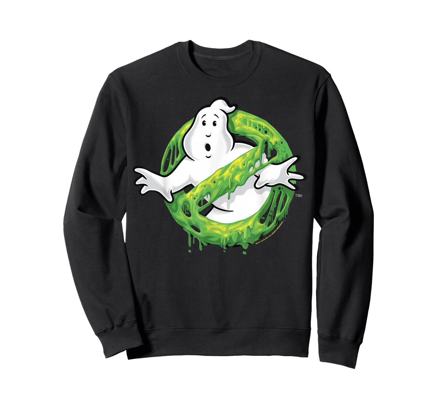 Ghostbusters Classic Slime Ghost Logo Graphic T-Shirt T-Shirt