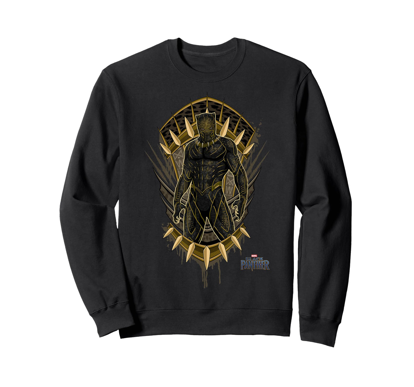 Marvel Black Panther Movie Killmonger Jaguar Crest T-Shirt T-Shirt