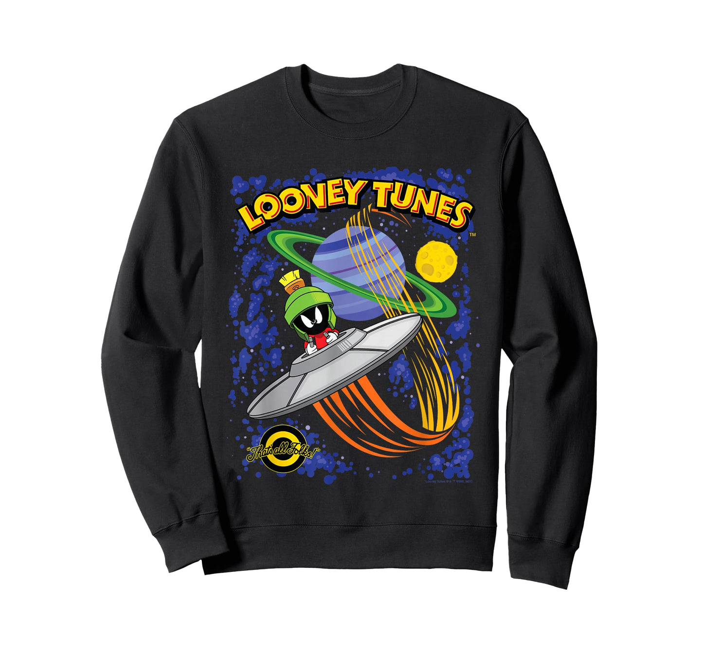 Looney Tunes Marvin The Martian That's All Folks! T-Shirt