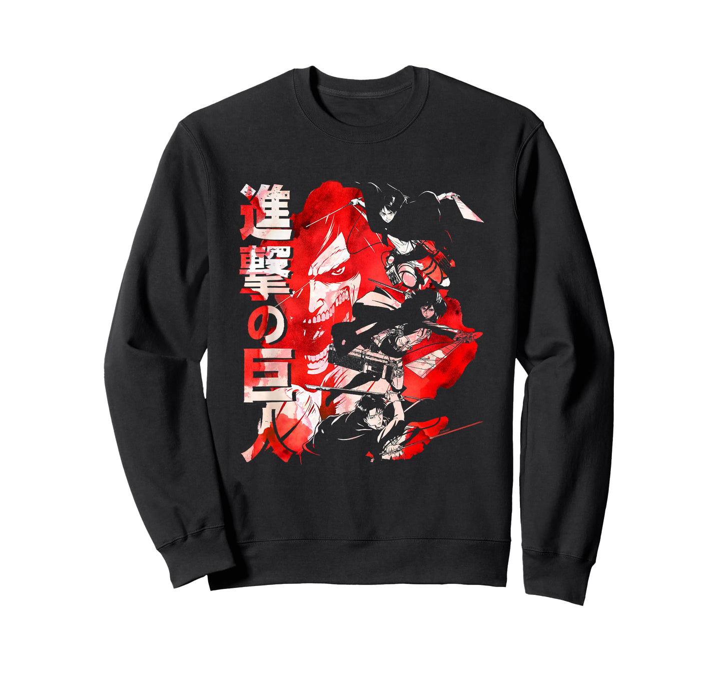 Attack on Titan Season 2 Watercolor Collage Anime T-Shirt