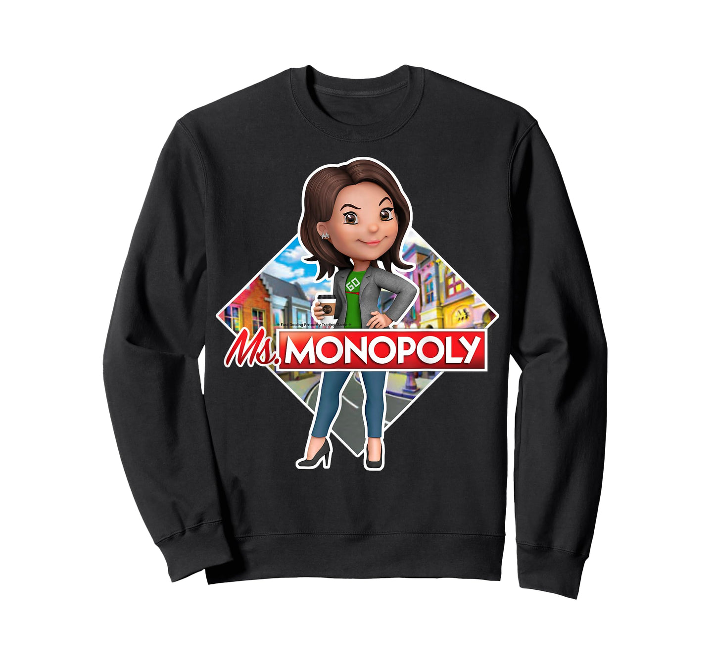 Monopoly Ms. Monopoly Board Game Logo T-Shirt