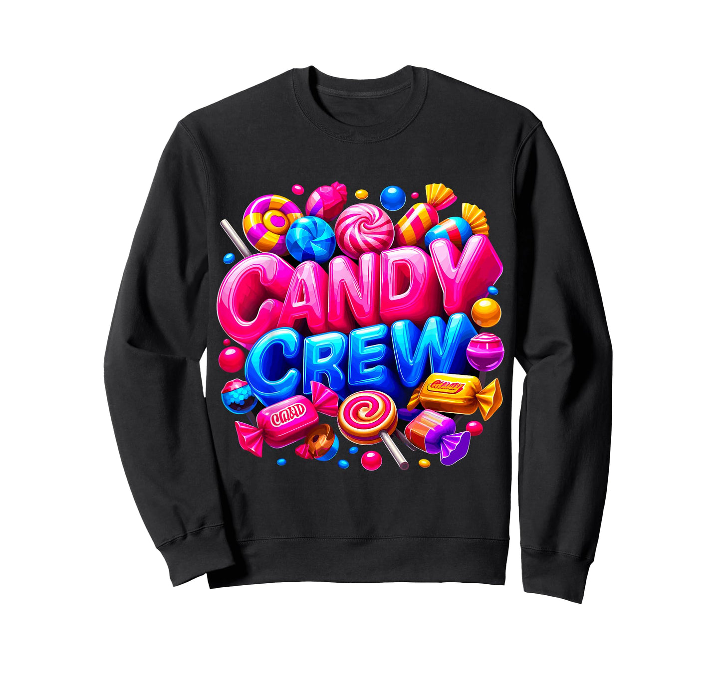 Candy Crew Halloween Party Trick or Treat Christmas T-Shirt