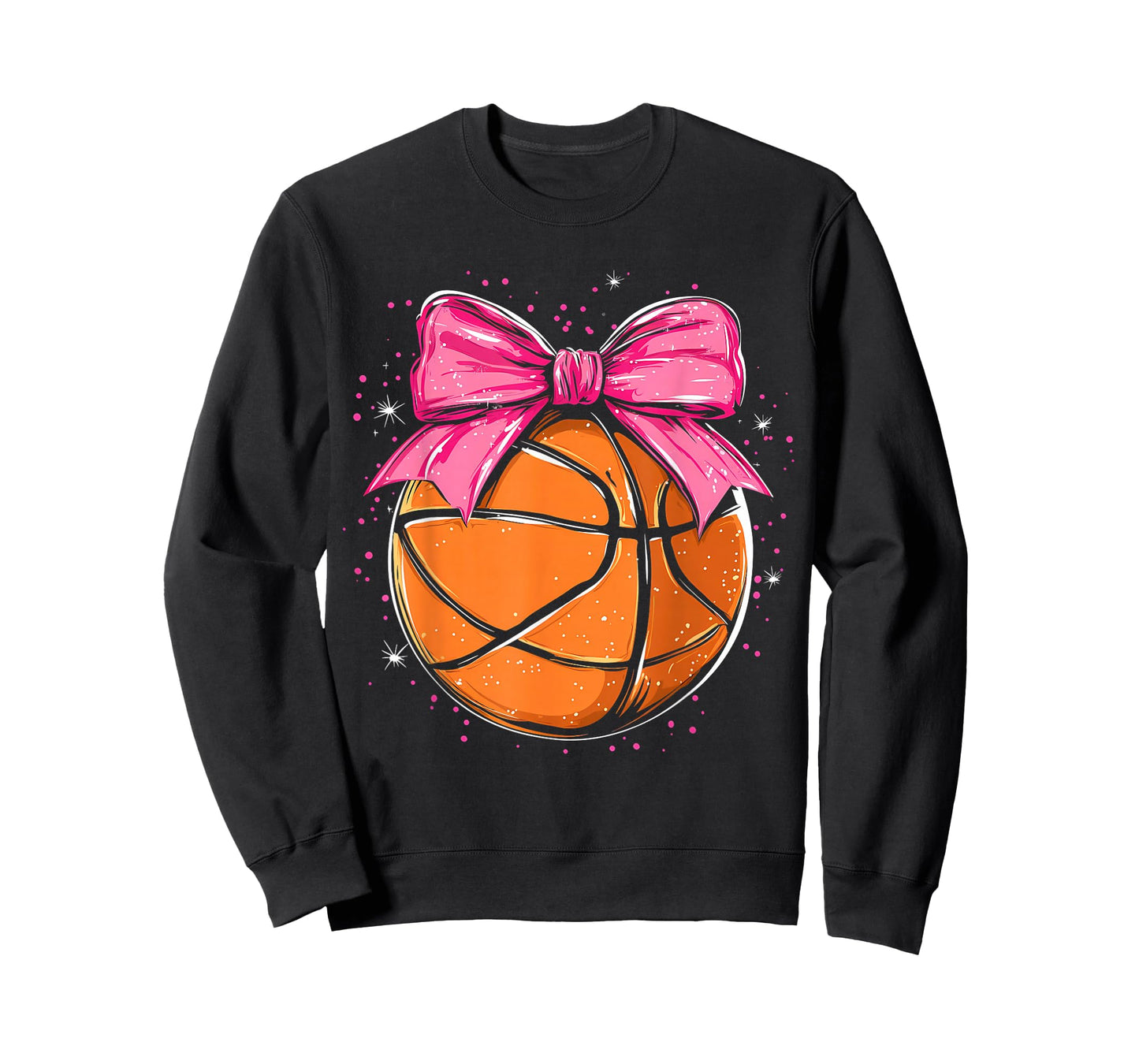 Basketball Coquette Bow Cute Basketball Player T-Shirt