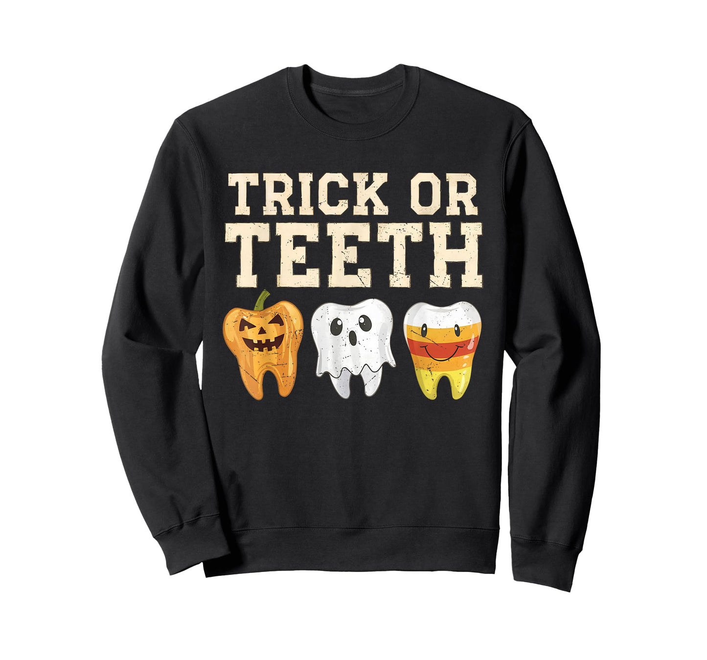 Trick Or Teeth Halloween Dental Crew Dentist Boys Girls Kids T-Shirt