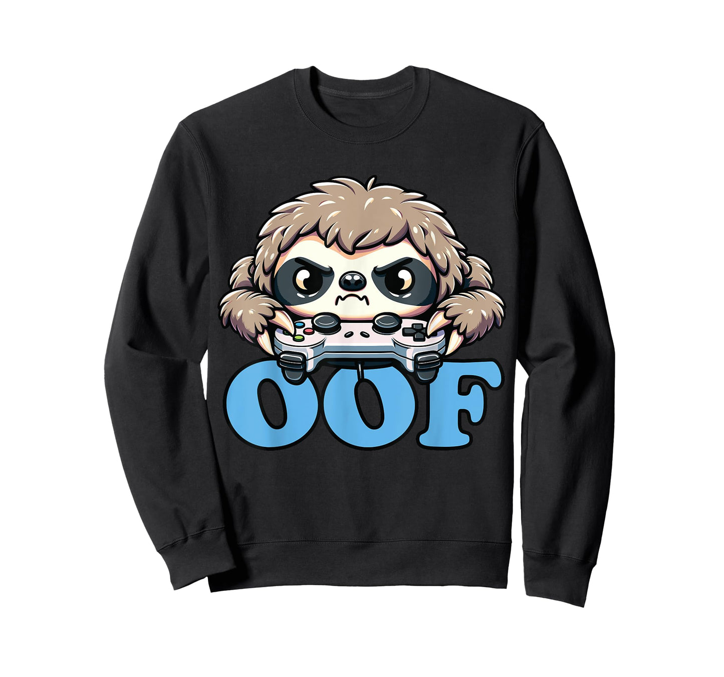 Oof Gamer Meme, Anime Gamer Sloth Oof T-Shirt
