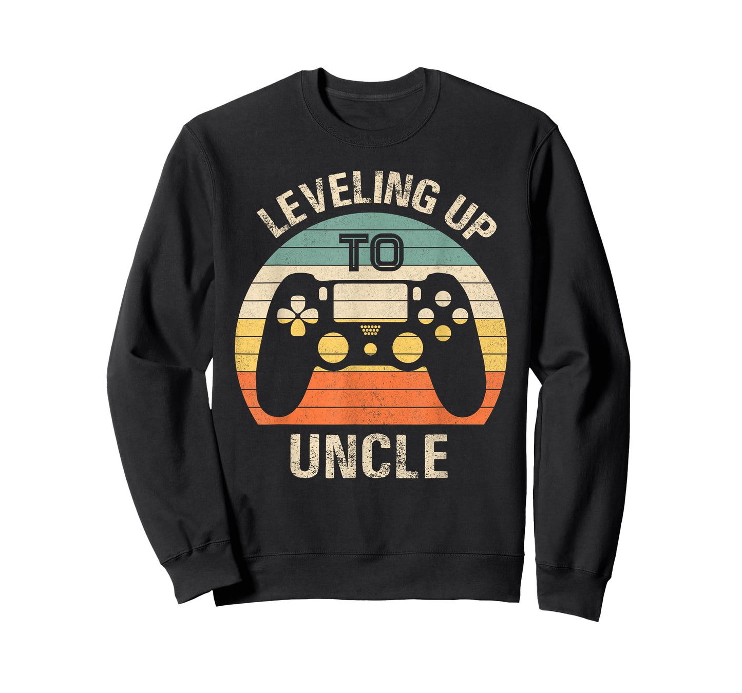 Leveling up to uncle 2025 funny video gamer vintage men T-Shirt