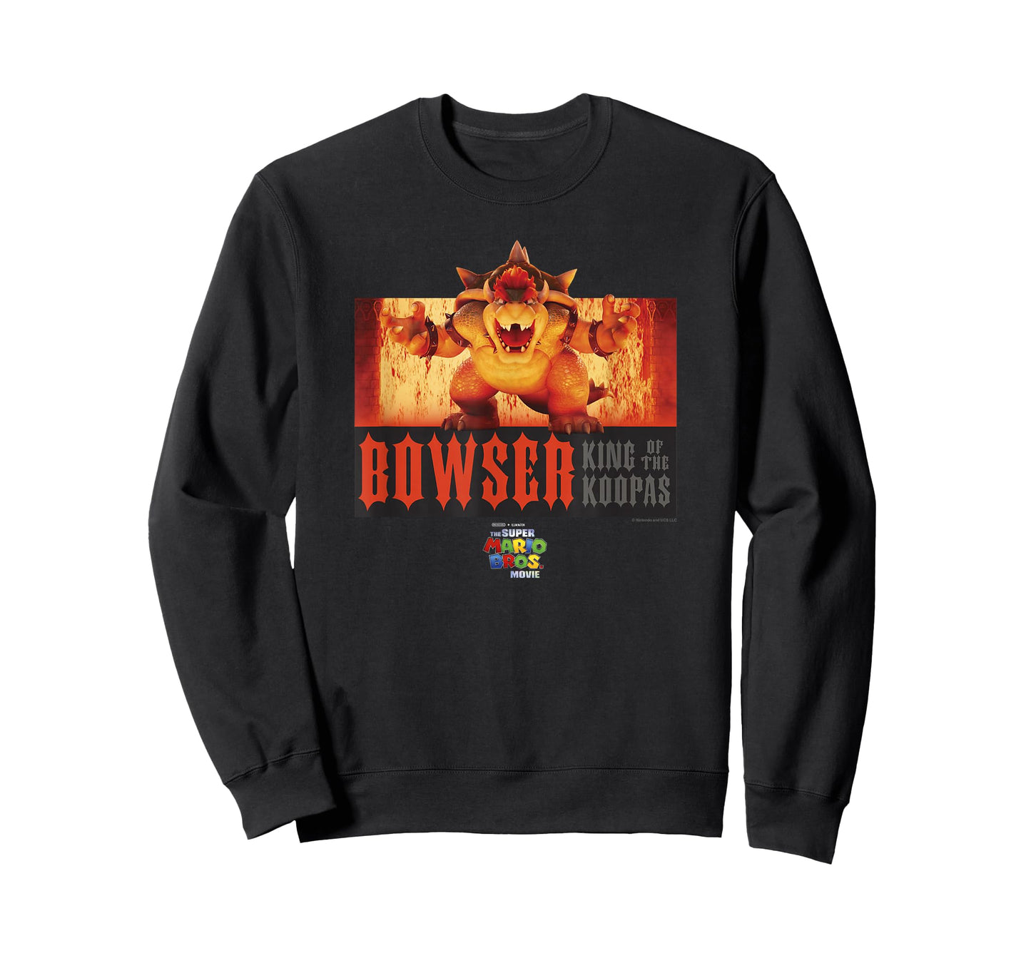 The Super Mario Bros. Movie Bowser Roaring Portrait T-Shirt