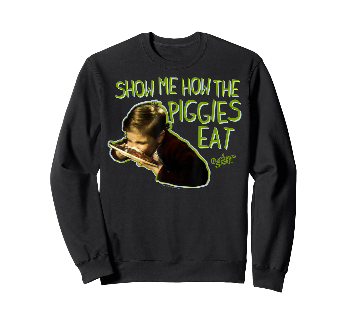 A Christmas Story Show Me How the Piggies Eat Holiday T-Shirt