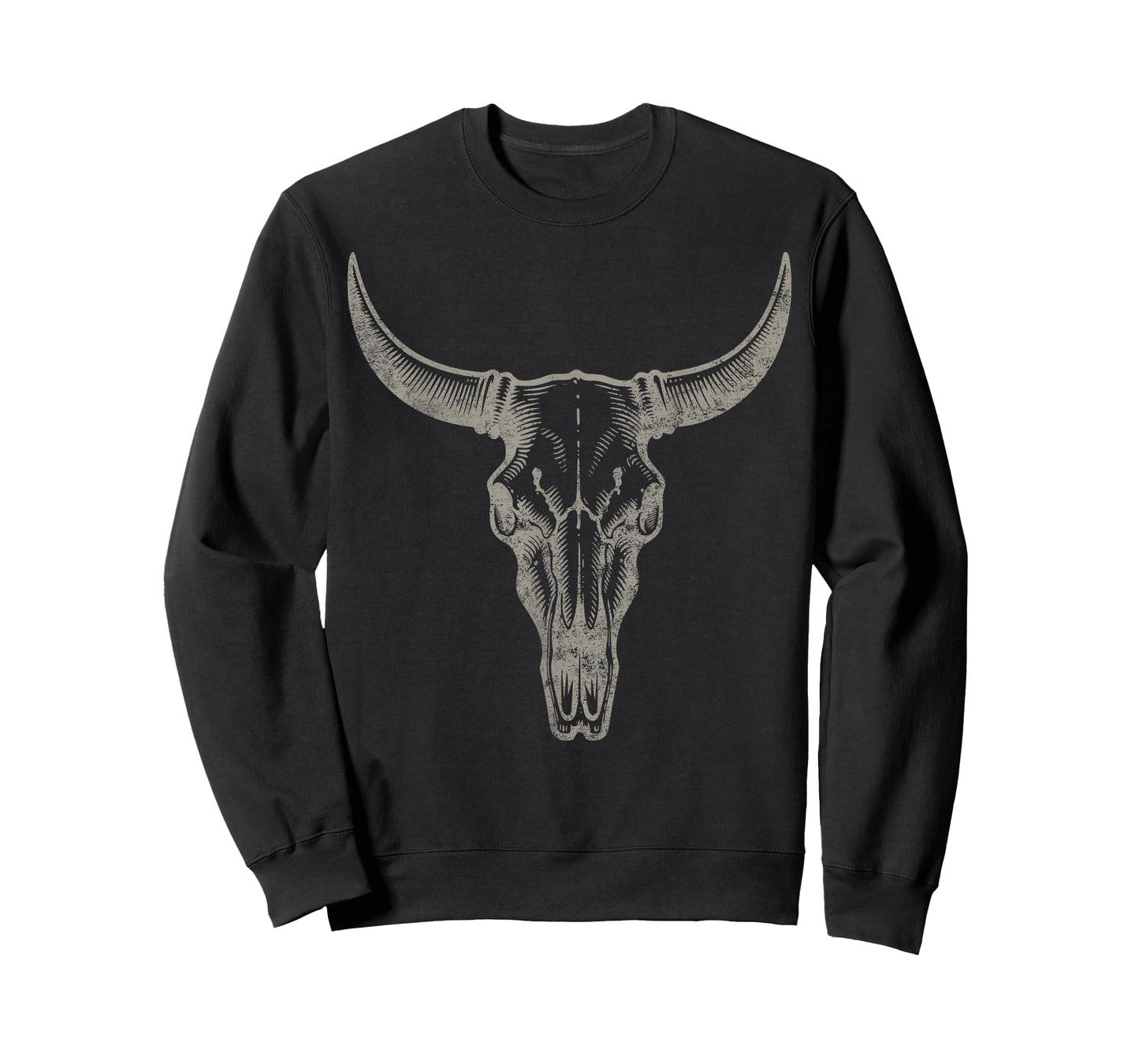 Cowgirl Cowboy Vintage Women Men Western Cow Skull Graphic T-Shirt