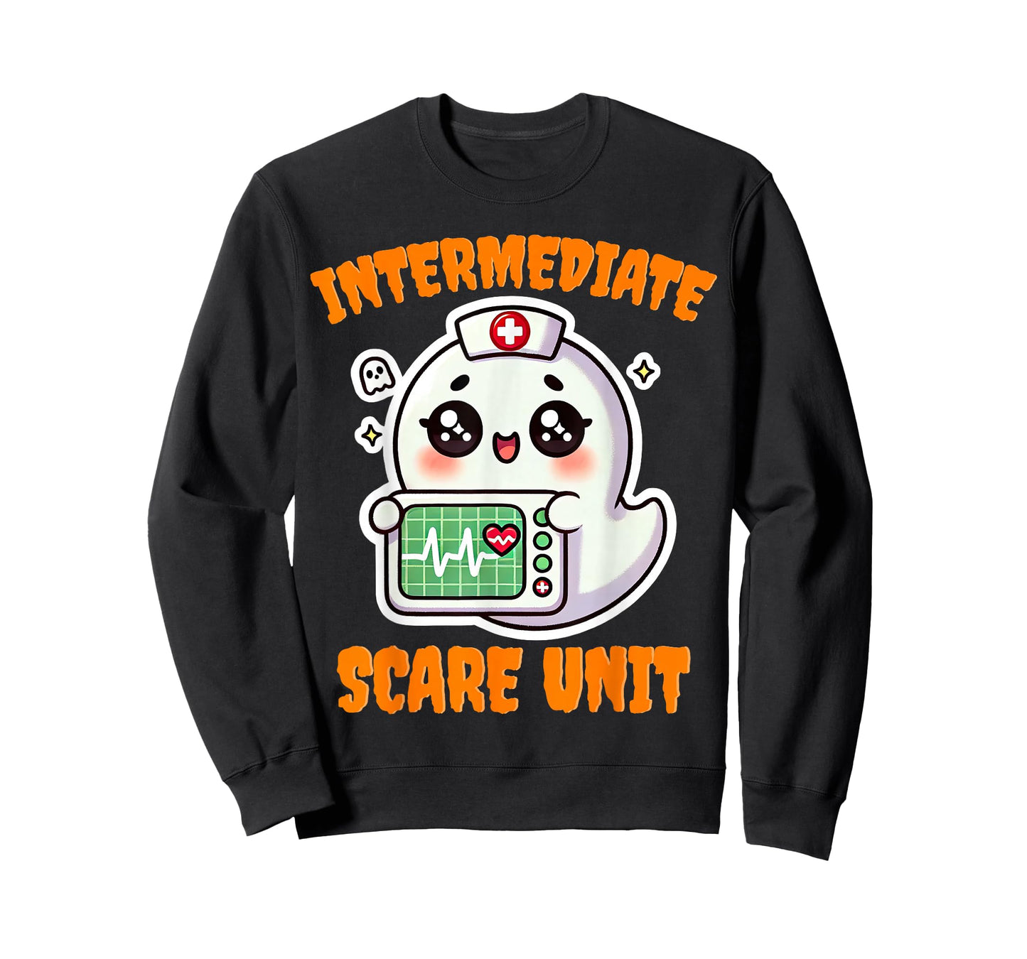 IMCU Intermediate Care Scare Unit Halloween Spooky Nurse T-Shirt