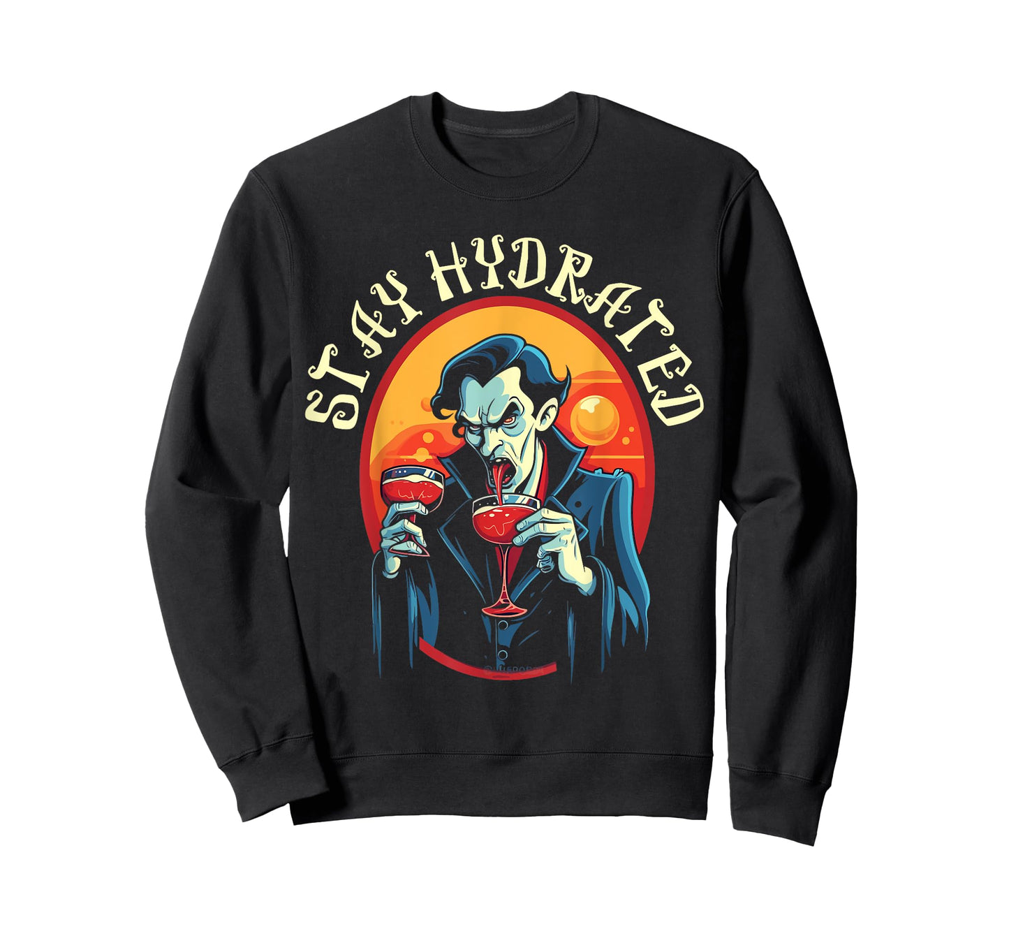 Dracula Halloween Scary Trick Or Treat Spooky Vampire T-Shirt