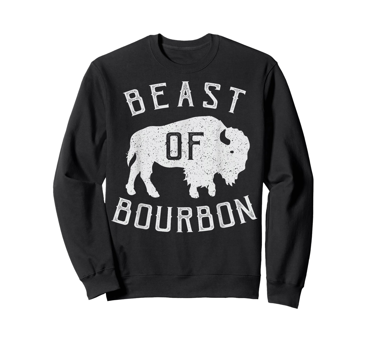 Beast of Bourbon Drinking Whiskey design Bison Buffalo Party T-Shirt