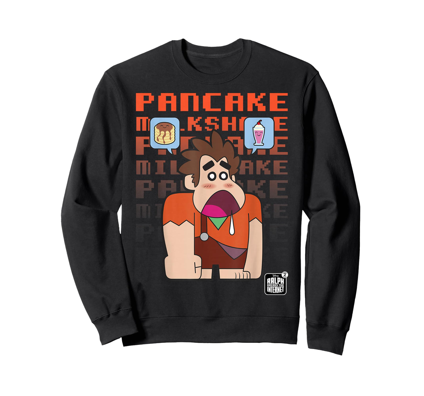 Disney Wreck-It Ralph Pancake Milkshake Stack T-Shirt