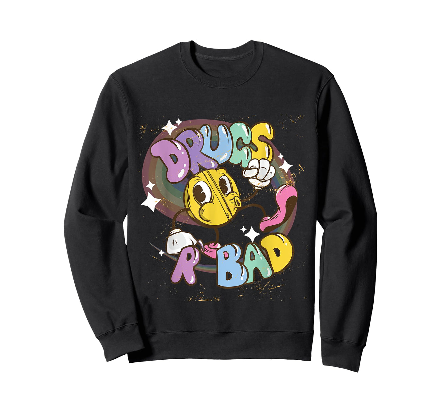 Drugs Are Bad Funny Gag Gift Parody Design T-Shirt