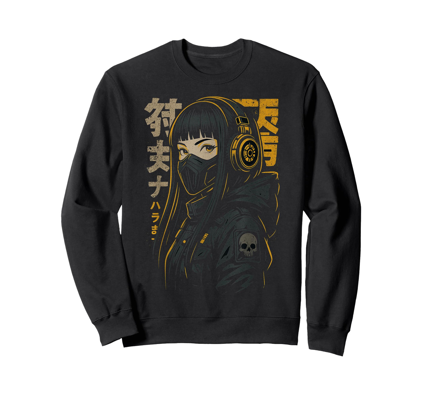 Japanese Streetwear Futuristic Retro Techwear | Anime Manga T-Shirt
