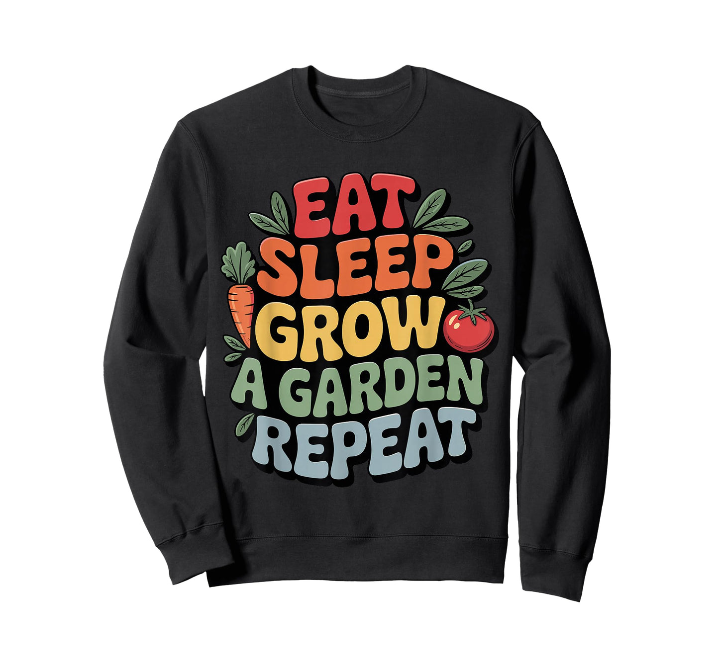 Eat Sleep Grow a Garden Repeat Funny Gardening Lover Gaming T-Shirt