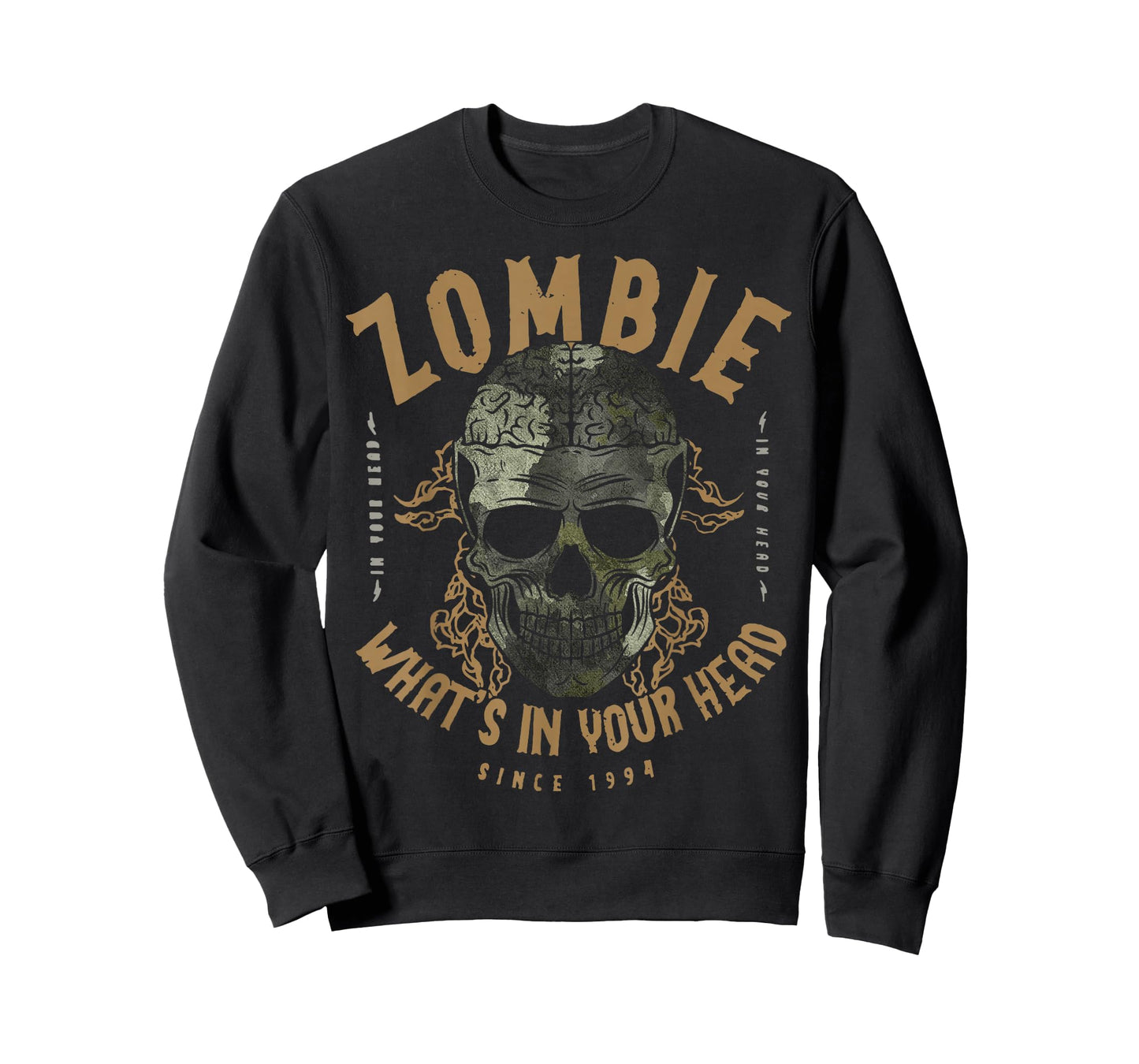 Zombie What's in Your Head Since 1994 Quote Saying Tees T-Shirt