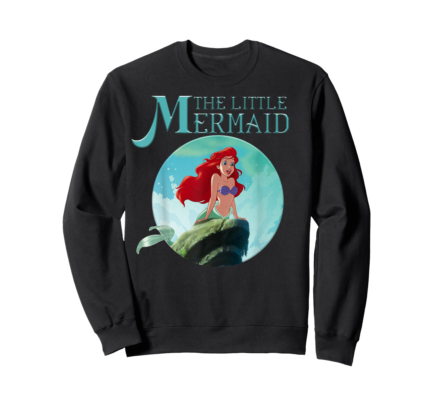 Disney The Little Mermaid Ariel Splash Rock Movie Poster T-Shirt