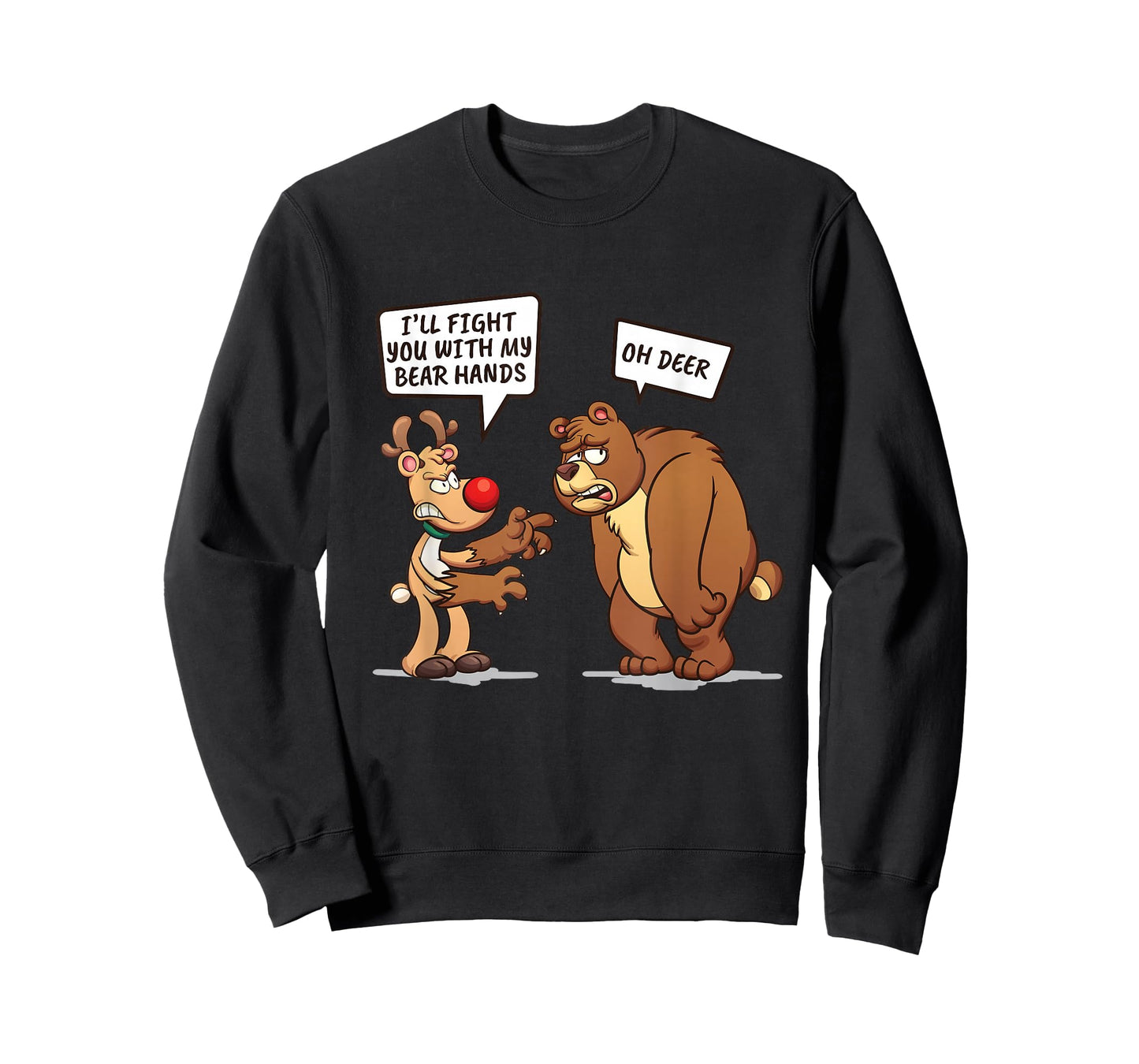 I'll Fight You With My Bear Hands Pun T-Shirt