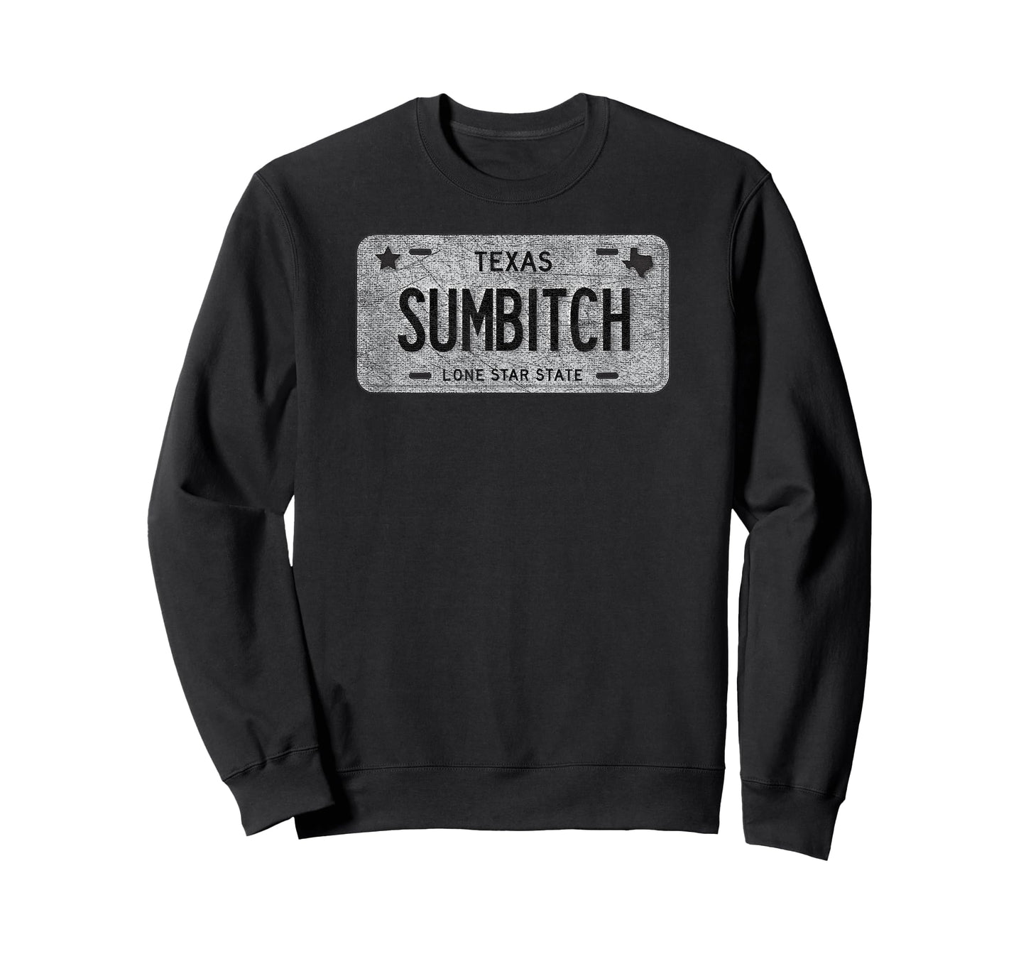 Funny TX State Vanity License Plate Sumbitch T-Shirt