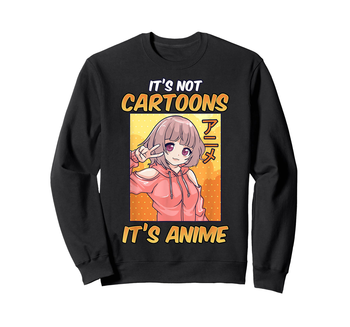 Anime Shirts for Women Girls It's Not Cartoons It's Anime T-Shirt