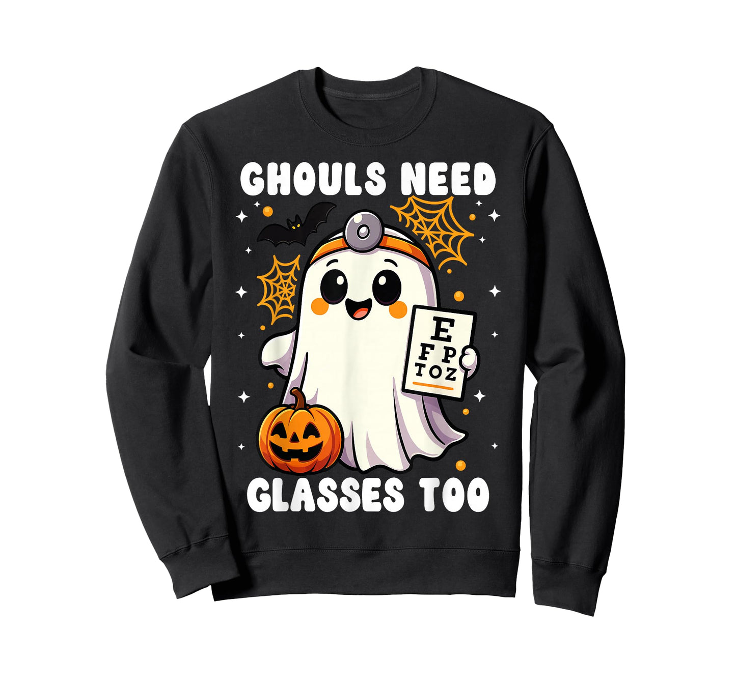Optometry Halloween Spooky Ophthalmologist Funny Eye Doctor T-Shirt