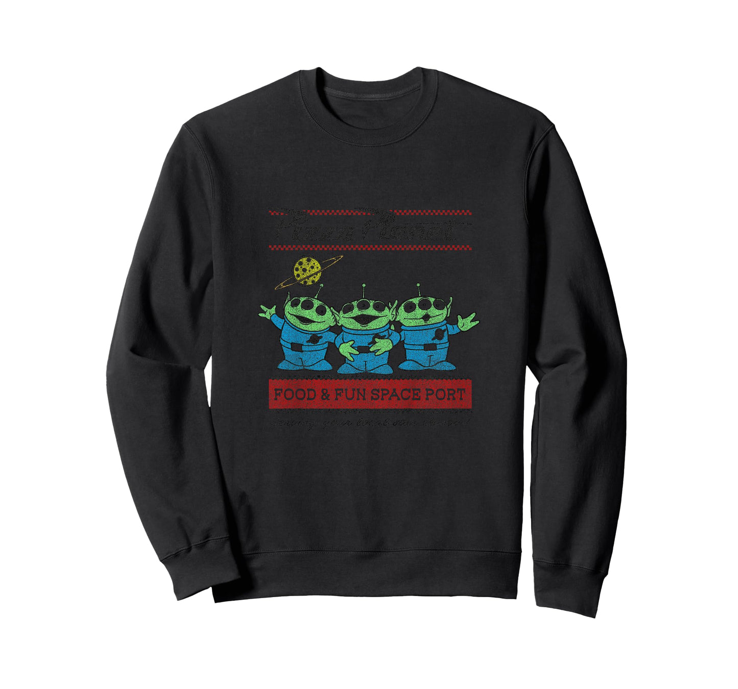Kids Disney Pixar Toy Story Pizza Planet Aliens Vintage Youth T-Shirt