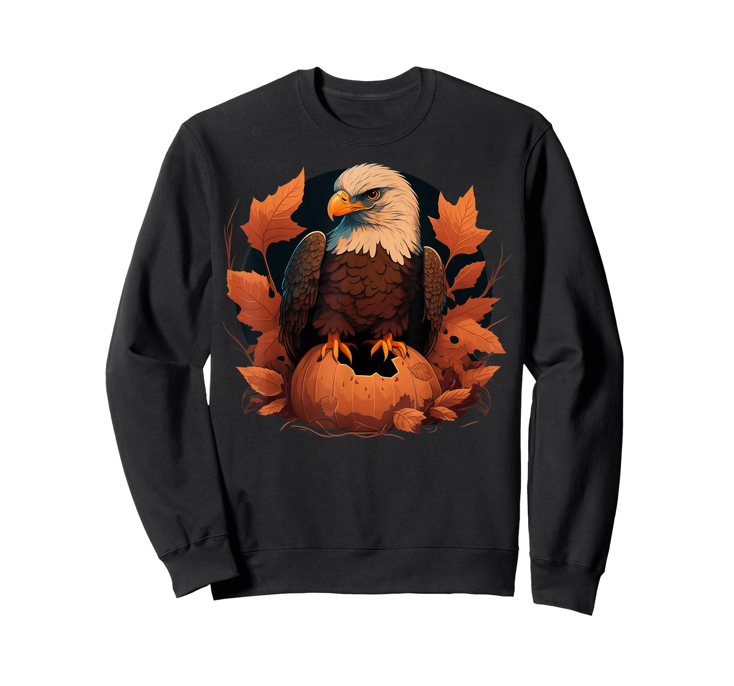 Pumpkin Eagle costume on Eagle Halloween T-Shirt