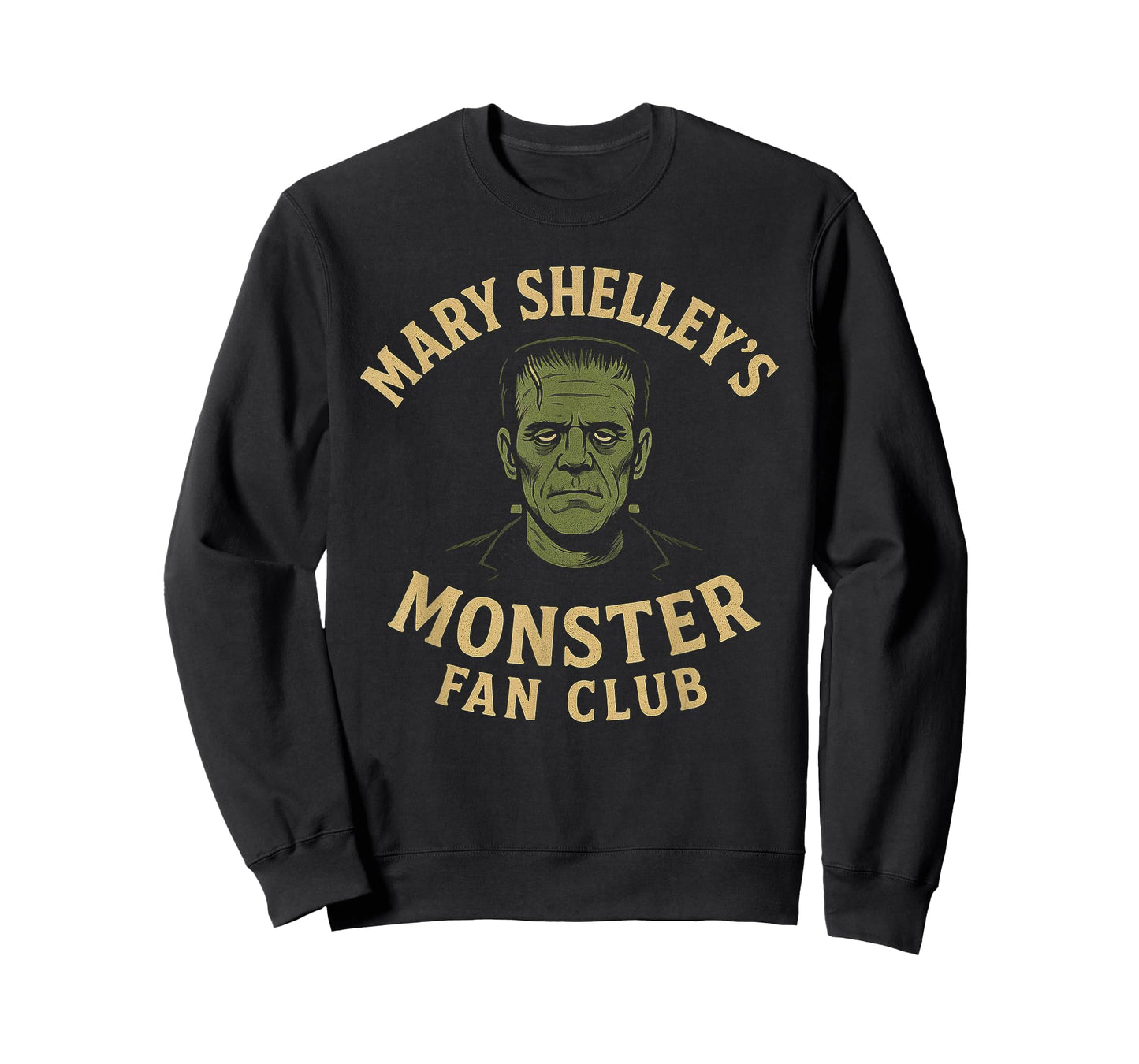 Mary Shelley's Monster Fan Club Gothic Horror Parody T-Shirt