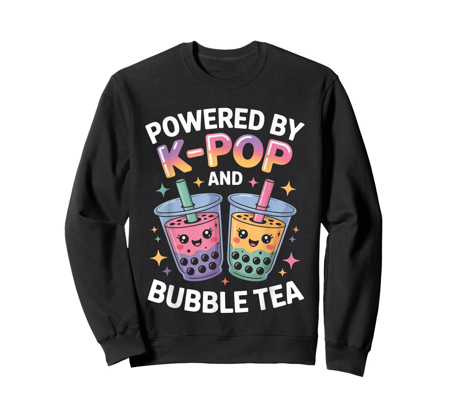 Bubble Tea Boba K-POP Music Lover Korean Milk K-Pop Fashion T-Shirt