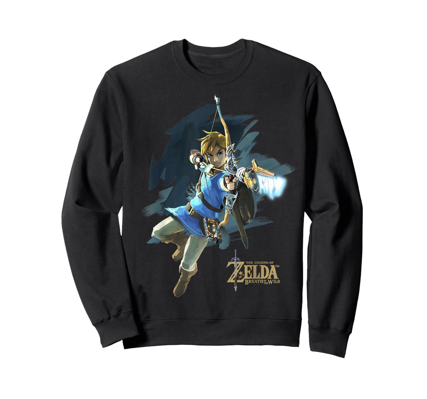Legend Of Zelda Breath Of The Wild Link Archer Jump Shot C1 T-Shirt