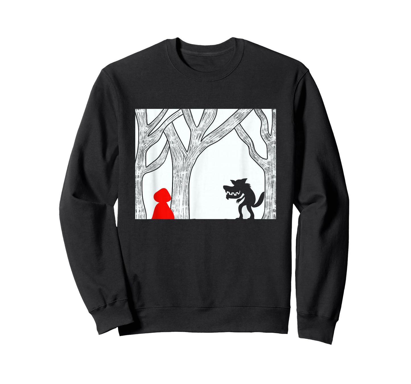 Little Red Riding Hood with Cut Out Wolf T-Shirt