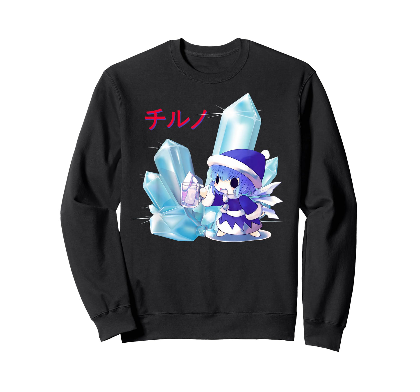 Cute Japanese Cirno Chibi - Kawaii Manga Anime Girl Otaku T-Shirt